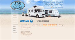 Desktop Screenshot of jenas-caravanpark.de